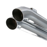 Bassani Pro Street Chrome Exhaust System w/Turn Out Ends (1S34D)