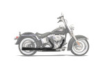 Bassani 24" Long Megaphone Black Road Rage 2-into-1 Exhaust System (8S11JB)