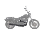 Bassani Road Rage Long 24" Straight-Can Black 2-into-1 Exhaust System (1D28RB)