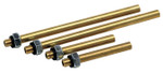 Motion Pro SyncPro Brass 5mm Carb Adaptors for Honda/Suzuki (4 pk) (08-0013)