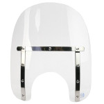 Memphis Shades 19" Fats Clear Windshield w/7" Cutout (MEM3310)