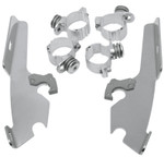 Memphis Shades Fats/Slim/Fairing Trigger-Lock Polished Mounting Kit (MEM8973)