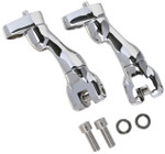 Kuryakyn Adjustable Chrome Passenger Peg Mounts (7504)