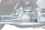 Kuryakyn Chrome Oil Line Cover/Transmission Shroud (8201)