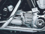 Kuryakyn Chrome Oil Line Cover/Transmission Shroud (8201)