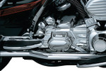 Kuryakyn Chrome Oil Line Cover/Transmission Shroud (8201)