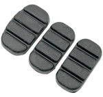 Kuryakyn ISO Peg ISO Brake Pedal Pads for Harley Glides (8082)