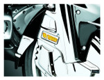 Kuryakyn LED Front Reflector Chrome Conversion Kit w/Amber Lens (7455)