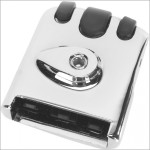 Kuryakyn Pilot Footpegs Chrome/Rubber Brake Pedal Pad (4429)
