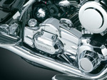Kuryakyn Transmission Chrome Shroud Cover for True Dual Headpipes (7877)