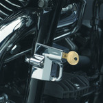 Kuryakyn 7/8"-1.25" Downtube Mounted Universal Chrome Helmet Lock (4220)