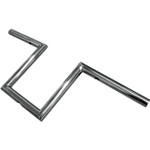 LA Choppers 1" Old School Narrow Z Chrome Handlebar w/8" End Rise (LA-7380-08)