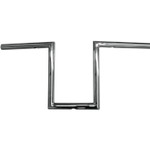LA Choppers 1" Old School Narrow Z Chrome Handlebar w/10" End Rise (LA-7380-10)