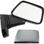 Parts Unlimited Right Mirror | Black | '84-87 Honda GL1200 Gold Wing (DS-302080)