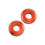 Moose Orange Aluminum Rear Wheel Spacer Set (0222-0536)