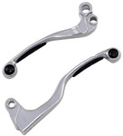 Moose Competition Black Grip Shorty Brake/Std Clutch Lever Set (M557-42-20)