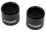 Moose Black Aluminum Front Wheel Spacers (0222-0563)