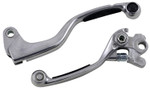 Moose Competition Black Grip Shorty Brake/Std Clutch Lever Set (0610-0084)