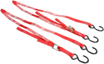 Moose 7' Heavy Duty Red Tie Downs w/Soft Tie (3920-0303)