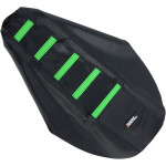 Moose Black/Green Ribbed Seat Cover (0821-2615)
