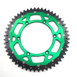 Moose Dual Alloy Rear Sprocket Green 52 Tooth (1210-1499)
