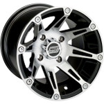 Moose 387X Front Wheel | Black w/Machined | 14x7 4/156 (0230-0455)