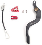 Moose Black/Red Rear Brake Pedal for '02-07 Honda CR250R (1610-0334)