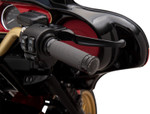 Performance Machine Contour Black Throttle by Wire Handlebar Grips (0063-2020-B)