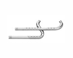 Paul Yaffe Three-Shield X-Pipes Chrome Exhaust System (138-71206)