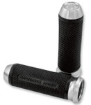 Performance Machine Elite Chrome Cable-Style Handlebar Grips (0063-2027-CH)