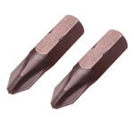 Motion Pro 1/4" Drive Phillips Head Hex Bit 2-pk size #2 (08-0577)