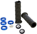 ODI X-treme ATV Lock-On Black/Blue Thumb Throttle Grips (J30XTB-U)