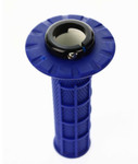 ODI MX V2 Lock-On Grips | Half Waffle | Twist Throttle | Blue (H36HWU)