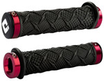 ODI X-treme ATV Lock-On Black/Red Thumb Throttle Grips (J30XTB-R)