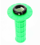 ODI MX V2 Lock-On Grips | Half Waffle | Twist Throttle | Fluo Green (H36HWN)