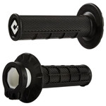 ODI MX V2 Lock-On Grips | Half Waffle | Twist Throttle | Black (H36HWB)