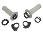 ODI MX V2 Lock-On Grips | Half Waffle | Twist Throttle | Light Gray (H36HWG)