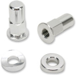 No Toil Rim Lock Nut & Washer Kit Silver (NTRK-001)