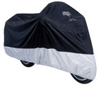 Nelson-Rigg Deluxe All-Season Black/Silver XXL Motorcycle Cover (MC-904-05-XX)