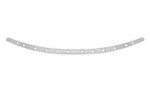 Memphis Shades Stainless Steel Windshield Trim Polished w/Holes (MEM0976)