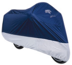 Nelson-Rigg Deluxe All-Season Cover Navy/Silver LG (MC-902-03-LG)
