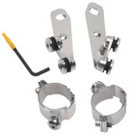 Memphis Shades Custom Lowers Polished Deflector Mount Kit (MEM9896)