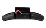 Memphis Shades Big Zipper Black Pouch for '96 -'13 FLH Fairing (MEM0941)