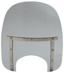 Memphis Shades 17" Slim Smoke Windshield w/9" Cutout (MEM42212)