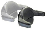 Mustang Extended Arm Wrap-Around Backrests Smooth w/Studs (75332)