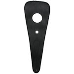 Mustang Black Plain Motorcycle Gas Tank Bib (93179)