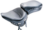 Mustang Wide Studded Black Touring Seat (75530)