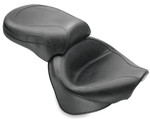 Mustang 2-Piece Wide Touring Black Motorcycle Seat (75912)