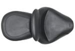 Mustang Wide Touring 1pc Black Seat w/Driver Backrest (79417)