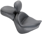 Mustang 2-Piece Wide Touring Seat w/Driver Backrest Vintage (79351)